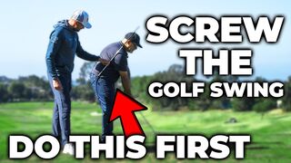 How To Stand To The Ball Correctly For CONSISTENT Ball Then Turf Contact | ME AND MY GOLF