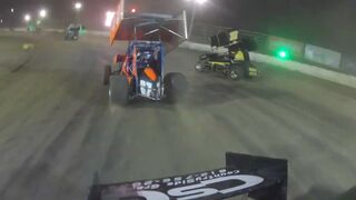 Top Wing Pilot. Dirt Track Phenom #10B Nicholas Byrd Spies The Field Battle With The Wing Cam 5/1/22