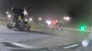 Big Time Talent. Onboard Wheelman #10B Nicholas Byrd Wows In First 305 Sprint Car Race. 5/1/22