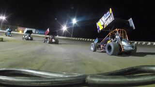 Dirt Devil. Sprint Car Phenom Nicholas Byrd #10B Makes Pro Debut Circle City Raceway Dustbowl 5/1/22