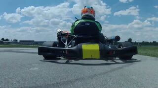 Hot Hot Laps! Gnarpowpow Pro Shifter Kart Driver Chad Compton Thrashes New Castle Motorsports Park