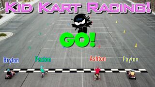 Kid Kart Racing challenge in REAL LIFE! Ninja Kidz TV