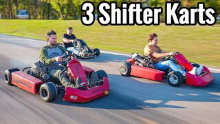 Racing Shifter Karts Around Town!!
