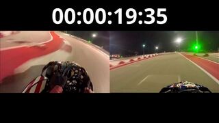 [54.1s Lap Time] vs. 61.5s Lap Comparison: COTA Karting