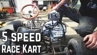 We're Building a 5 Speed Racing Kart! (16HP)