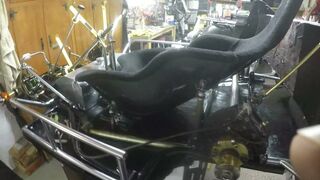 Superkart 250 build update 3. Front End, Steering, Brakes, Seat.