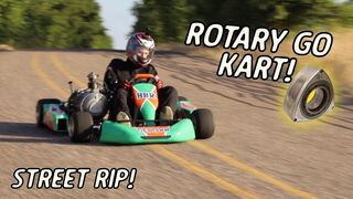 Rotary Motorcycle Go Kart Is SCARY FAST | Rotary Shifter Kart Ep 7