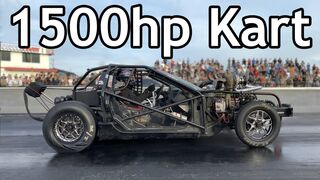 What's it Like to Ride in a 1500HP, Twin Turbo, Exoskeleton Drag Car? (Leroy the Savage)