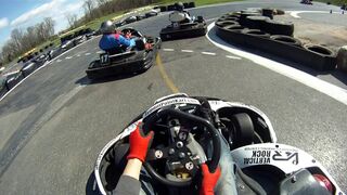 How to get kicked out of a go-kart race!