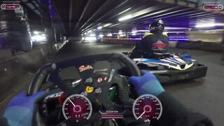 Halfords 801 karting at superKart Newport the warm up laps gamin xe action cam