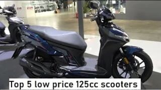 Top 5: low price 125cc scooters 2022