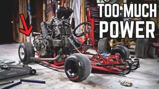 80HP Go Kart Twists Chassis | Burnout Gone WRONG