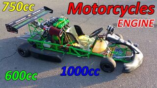 Go-Kart with Motorcycle Engine