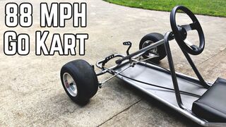 88 MPH DeLorean Kart Build Pt.1 | Vintage Go Kart Chassis