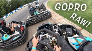 Dangerously Fast Laps Around GoPro Motorplex With Hailie Deegan! Intense Battle!