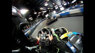 Super Fast Indoor Go Kart Racing GoPro HD