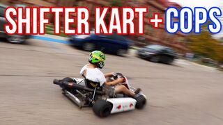 POLICE + SHIFTER KART through college campus!!