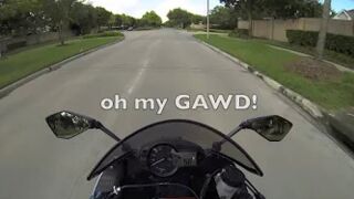First Reaction to Riding a Crotch Rocket!!