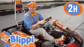 Super Fast Go Karts - Engines and Numbers | @Blippi - Educational Videos | Learning for Kids