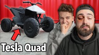 Surprising my Injured Friend with Tesla Cyber Quad