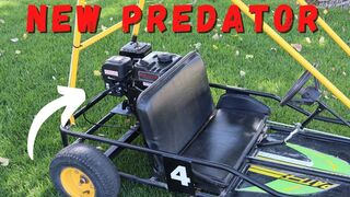 New Predator 212 Go Kart Engine Swap *Throttle cable install hookup*