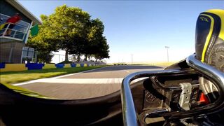 125 Shifter Karts Night Race Qualifying @ TCKC 2014 - Trackmagic Hornet - Wipe Out!