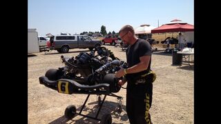125 Shifter Kart Heat Race @ SRK - Boise Idaho, James O'Brien #6 - Trackmagic Honda