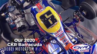 CKR Barracuda Shifter Kart | TM KZ-R1 125cc | Debei Motori prepared engine | Newline Elto Mychron 5