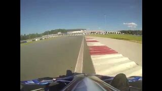 2014 GoPro Motorplex Karting Challenge Rd. 3 | Onboard w/ Xander Clements
