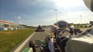 2016 GoPro Motorplex Karting Challenge Rd. 6 | Onboard w/ Xander Clements
