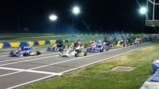 Kart Night Racing O2s Round 4 Shifter Kart Main Event @ TCKC 2018