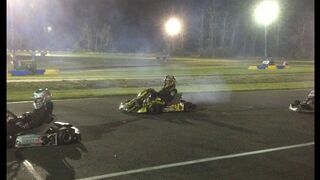 125 Shifter Karts Night Race @ TCKC 2013, Trackmagic Hornet, Honda 125 - Richland Washington
