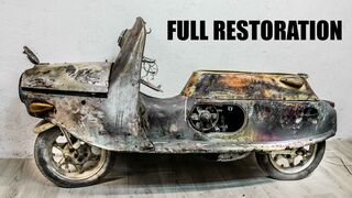 Full Restoration Abandoned Scooter 1956 - FINAL VIDEO