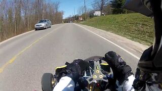 Kart on road sequential gearbox F1