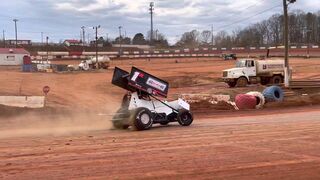 Second session Cherokee Speedway 360 sprint car.