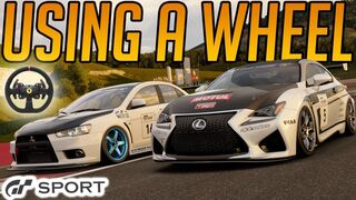 Gran Turismo Sport: Using a Wheel for the First Time