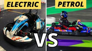 ELECTRIC vs PETROL Go Kart (DRIVING STYLES)