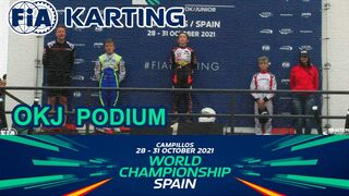 KARTING WORLD CHAMPIONSHIP 2021 (Campillos, SPAIN) OKJ FINAL PODIUM