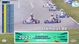 2021 FIA KARTING EUROPEAN CHAMP round 1 OK heat BE