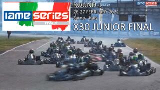 IAME SERIES ITALY 2022 - ROUND 1 (SARNO) - X30 JUNIOR FINAL