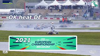 2021 FIA KARTING EUROPEAN CHAMP round 1 OK heat DE