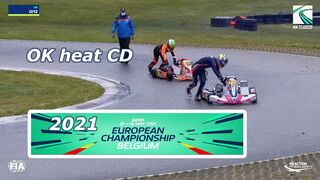 2021 FIA KARTING EUROPEAN CHAMP round 1 OK heat CD