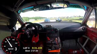 Shortened first race from VIR. Crazy at the start! Contact on last lap.