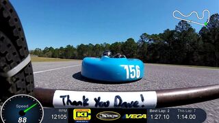 Dean racing JR Enduro with Southern Kart Club @ Roebling Road Raceway 3/7/21.