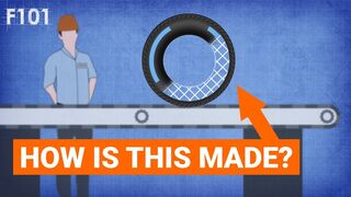 How Is An F1 Tyre Made?