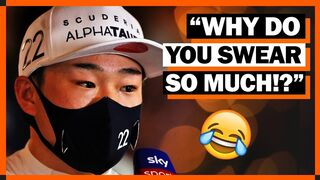 We asked Yuki Tsunoda why he swears so much
