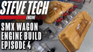 Steve's SMX Engine Gets Heads and Intake Installed