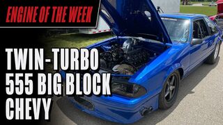 Twin-Turbo 555 cid Big Block Chevy Engine