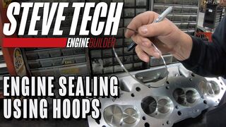 Engine Sealing with Hoops and Receiver Grooves