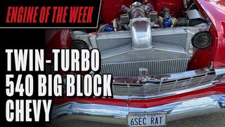 Twin-Turbo 540 cid Big Block Chevy Engine